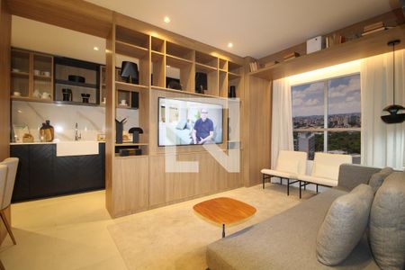 Sala de apartamento à venda com 2 quartos, 74m² em Boa Viagem, Belo Horizonte