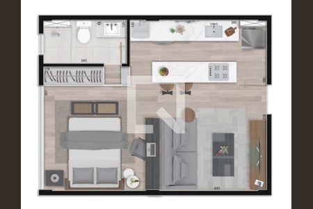Apartamento à venda com 1 quarto, 27m² em Boa Viagem, Belo Horizonte