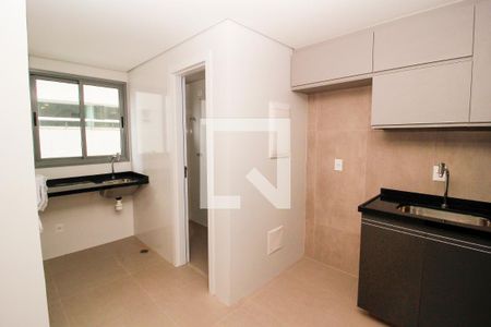 Cozinha  de apartamento à venda com 3 quartos, 172m² em Santo Agostinho, Belo Horizonte