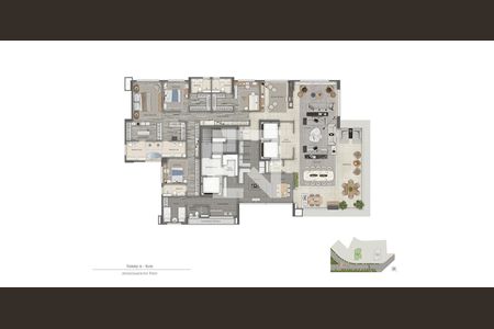 Apartamento à venda com 328m², 4 quartos e 5 vagas