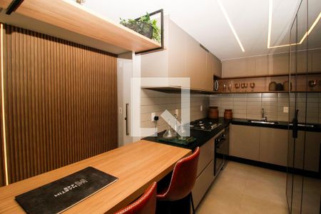 Cozinha de apartamento à venda com 3 quartos, 83m² em Santo Agostinho, Belo Horizonte