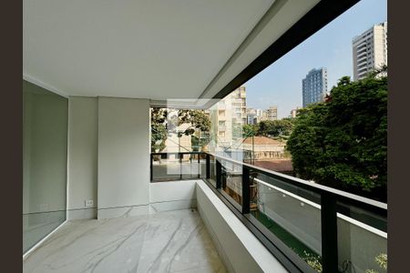 Varanda - Sala de apartamento à venda com 4 quartos, 150m² em Serra, Belo Horizonte