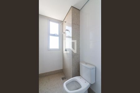 Banheiro da Suíte de apartamento à venda com 4 quartos, 139m² em Cidade Nova, Belo Horizonte