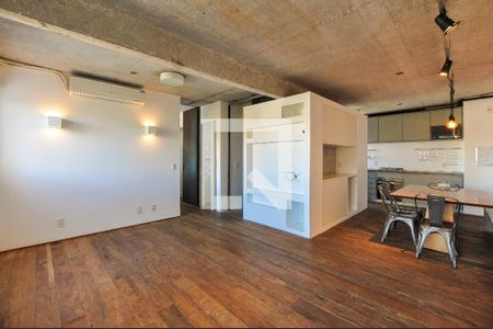 Sala de apartamento para alugar com 1 quarto, 74m² em Pinheiros, São Paulo