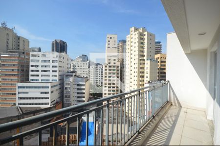 Varanda da Sala de apartamento à venda com 2 quartos, 48m² em Bela Vista, São Paulo