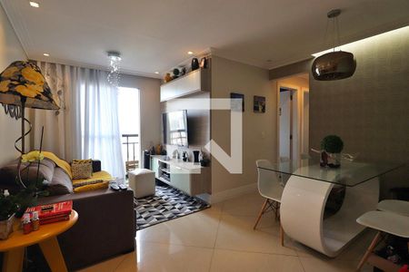 Sala de apartamento à venda com 3 quartos, 60m² em Vila Curuca, Santo André