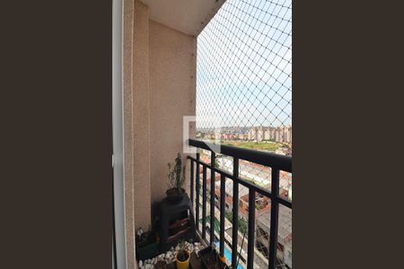 Varanda da Sala de apartamento à venda com 3 quartos, 60m² em Vila Curuca, Santo André