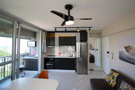 Sala/ Cozinha de apartamento para alugar com 1 quarto, 36m² em Sumarezinho, São Paulo