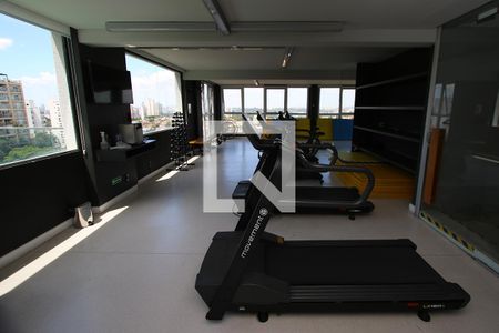 Apartamento para alugar com 36m², 1 quarto e 1 vaga Apartamento para alugar com 36m², 1 quarto e 1 vagaÁrea comum - Academia