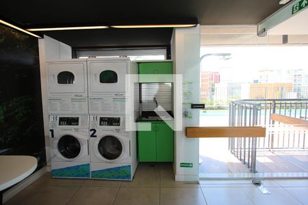 Apartamento para alugar com 36m², 1 quarto e 1 vaga Apartamento para alugar com 36m², 1 quarto e 1 vagaÁrea comum - Lavanderia