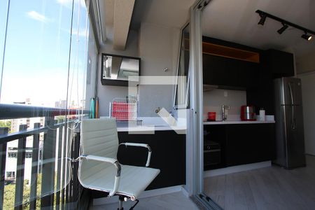 Varanda da Sala de apartamento para alugar com 1 quarto, 36m² em Sumarezinho, São Paulo