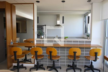 Apartamento para alugar com 36m², 1 quarto e 1 vaga Apartamento para alugar com 36m², 1 quarto e 1 vagaÁrea comum - Salão de Festas