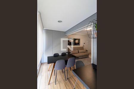 Varanda de kitnet/studio à venda com 1 quarto, 41m² em Indianópolis, São Paulo