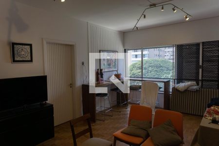 Sala de apartamento para alugar com 1 quarto, 65m² em Bela Vista, São Paulo