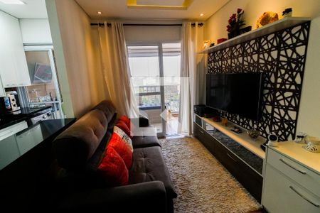 Sala de apartamento à venda com 1 quarto, 45m² em Fazenda Morumbi, São Paulo