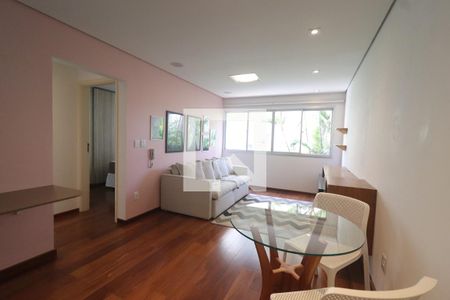 Sala de apartamento para alugar com 1 quarto, 50m² em Vila Clementino, São Paulo