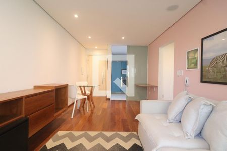 Sala de apartamento para alugar com 1 quarto, 50m² em Vila Clementino, São Paulo