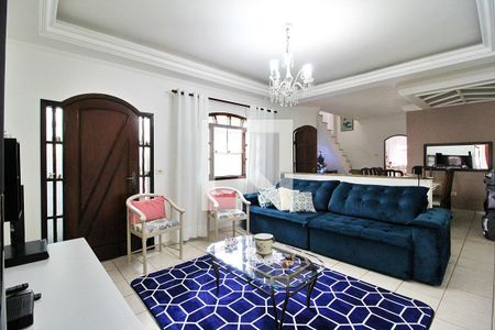 Sala de casa à venda com 4 quartos, 510m² em Jardim Santo Antônio, Santo André