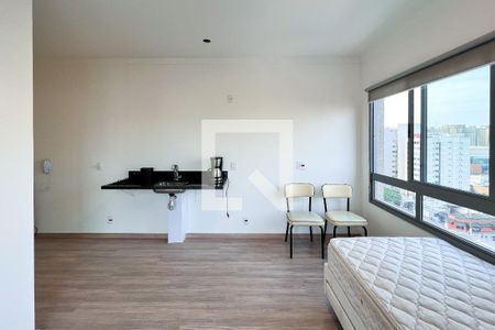 Sala/Cozinha de apartamento para alugar com 1 quarto, 36m² em Indianópolis, São Paulo
