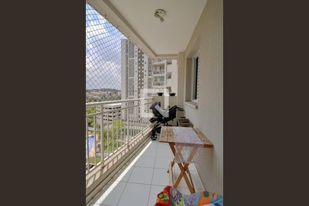 Varanda da Sala de apartamento para alugar com 2 quartos, 48m² em Jardim Monte Alegre, Taboão da Serra