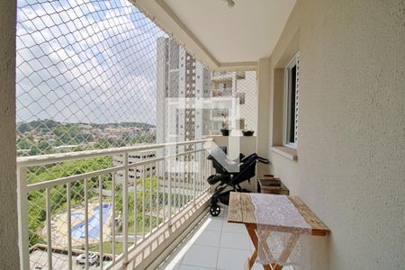 Varanda da v de apartamento para alugar com 2 quartos, 48m² em Jardim Monte Alegre, Taboão da Serra