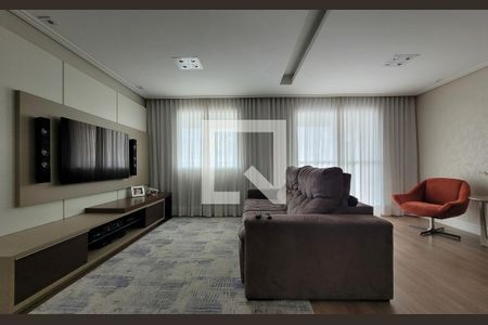Sala de apartamento à venda com 2 quartos, 93m² em Vila Valparaiso, Santo André