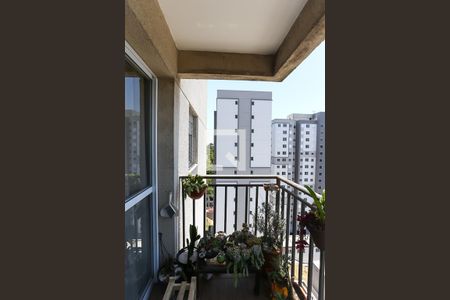 sala varanda de apartamento à venda com 2 quartos, 59m² em Fazenda Morumbi, São Paulo