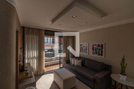 Sala de Estar/Jantar de apartamento para alugar com 1 quarto, 50m² em Cambuí, Campinas
