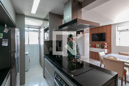 Apartamento à venda com 140m², 3 quartos e 2 vagasCozinha e Área de Serviço