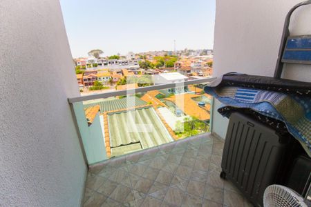 Varanda da Suíte 1 de casa à venda com 3 quartos, 150m² em Parque Cruzeiro do Sul, São Paulo