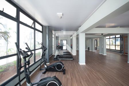 Apartamento para alugar com 32m², 1 quarto e 1 vaga Apartamento para alugar com 32m², 1 quarto e 1 vagaÁrea comum - Academia