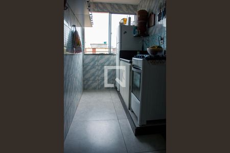 Cozinha  de apartamento à venda com 2 quartos, 40m² em Novo Riacho, Contagem
