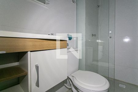 Banheiro de apartamento para alugar com 1 quarto, 22m² em Cidade Mãe do Céu, São Paulo