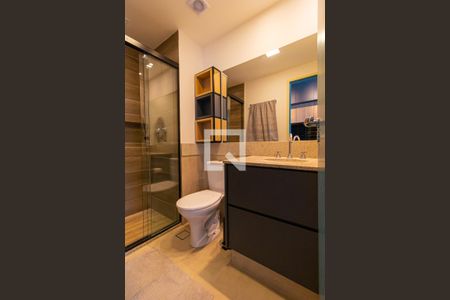 Studio para alugar com 27m², 1 quarto e sem vagaBanheiro