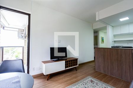 Sala/Cozinha de apartamento para alugar com 1 quarto, 40m² em Moema, São Paulo