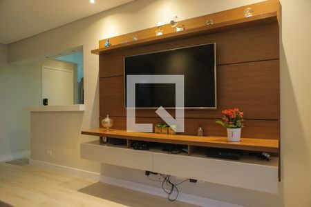 Sala de apartamento para alugar com 2 quartos, 70m² em Encruzilhada, Santos