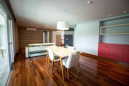 Sala  de apartamento para alugar com 2 quartos, 138m² em Jardim Caravelas, São Paulo