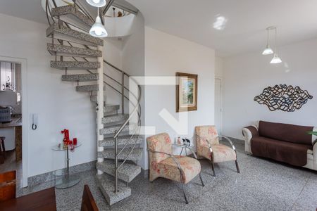 Sala de apartamento à venda com 4 quartos, 225m² em União, Belo Horizonte