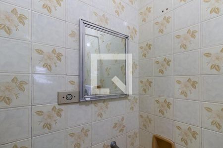 Detalhe do banheiro/área de serviço de kitnet/studio para alugar com 1 quarto, 31m² em Boqueirão, Praia Grande