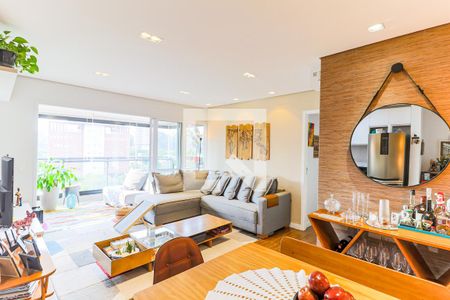 Sala de apartamento à venda com 1 quarto, 72m² em Chácara Santo Antônio (zona Sul), São Paulo