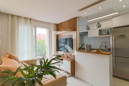 Sala de apartamento para alugar com 2 quartos, 53m² em Jardim Parque Morumbi, São Paulo