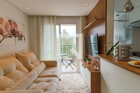 Sala de apartamento para alugar com 2 quartos, 53m² em Jardim Parque Morumbi, São Paulo