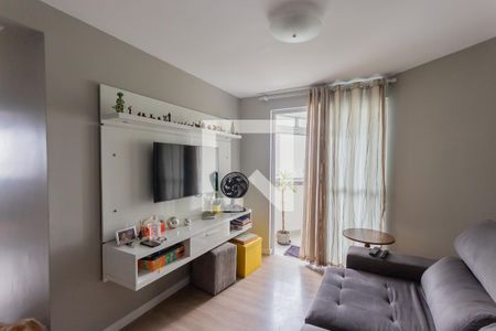 Sala de apartamento à venda com 3 quartos, 72m² em Parque Jaçatuba, Santo André