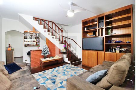 Sala de casa para alugar com 3 quartos, 185m² em Campestre, Santo André