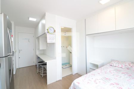 Quarto e Cozinha de kitnet/studio para alugar com 1 quarto, 20m² em Brás, São Paulo