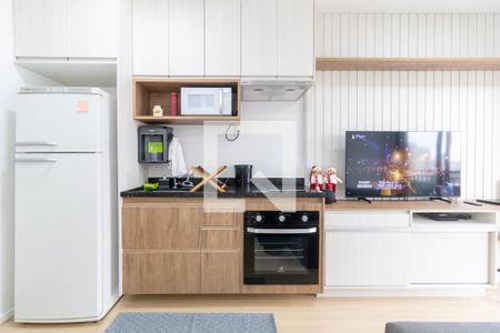 Sala - Cozinha de apartamento à venda com 1 quarto, 32m² em Butantã, São Paulo