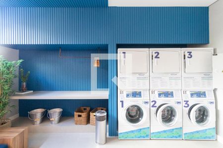 Apartamento para alugar com 32m², 1 quarto e sem vaga Apartamento para alugar com 32m², 1 quarto e sem vagaÁrea comum - Lavanderia