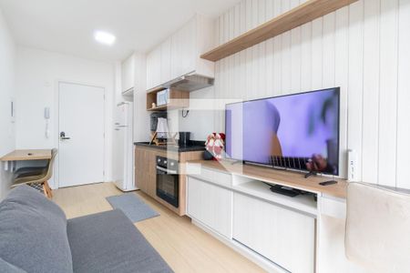 Sala - Cozinha de apartamento à venda com 1 quarto, 32m² em Butantã, São Paulo