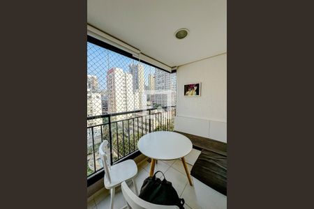 Varanda da Sala de apartamento para alugar com 1 quarto, 35m² em Vila Mariana, São Paulo