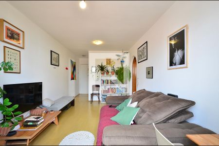 Sala de apartamento para alugar com 1 quarto, 52m² em Mirandópolis, São Paulo